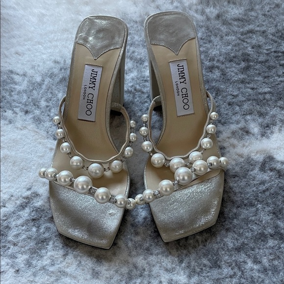 Jimmy Choo Amara Pearl Heels - Picture 8 of 17